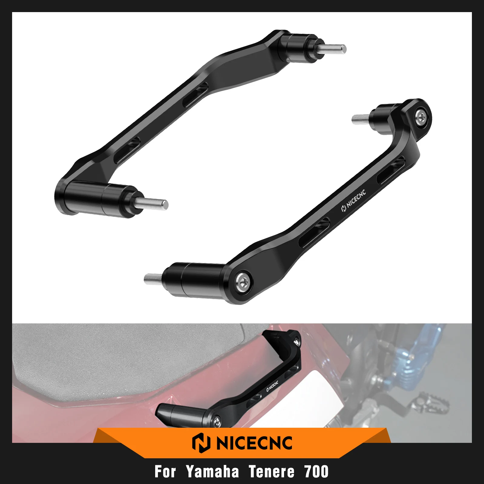 

For Yamaha Tenere 700 /XTZ700 2019-2024 NICECNC Passenger Rear Grab Handle Set 700 Rally Edition 2020-2024 700 World Raid 2022