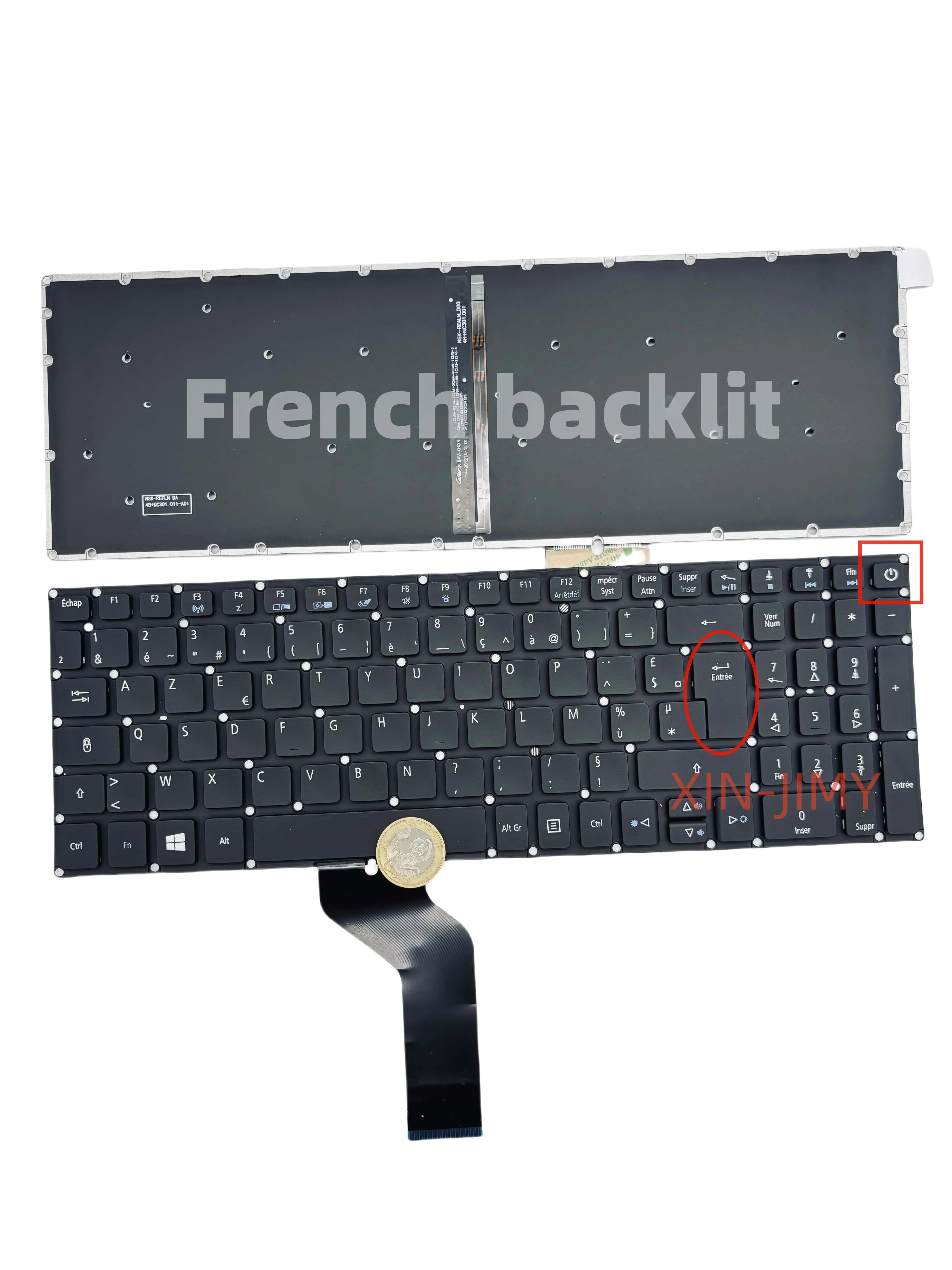 French Backlit Lapt… - image
