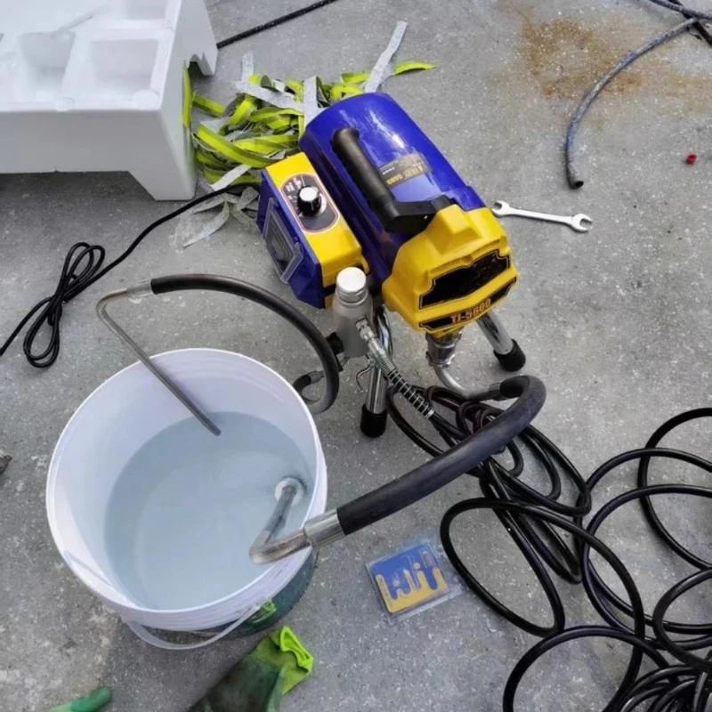 Безвоздушный распылитель латексной краски высокого давления, плунжерный распылитель, распылитель, универсальный распылитель для боли