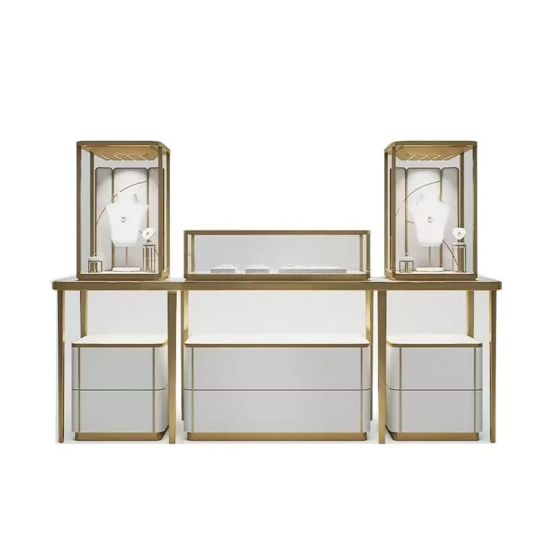 Jewelry cabinet glass display cabinet, jewelry watch counter