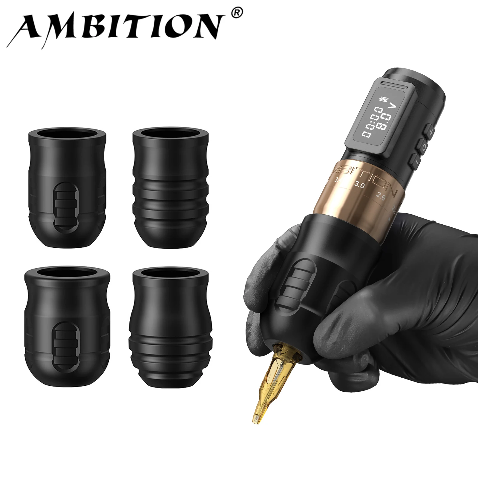 

Регулируемая ручка для тату-машины Ambition P1, одноразовые ручки для татуировки для Mars-u Seher Sildier Pro 520, поставка профессиональных ручек