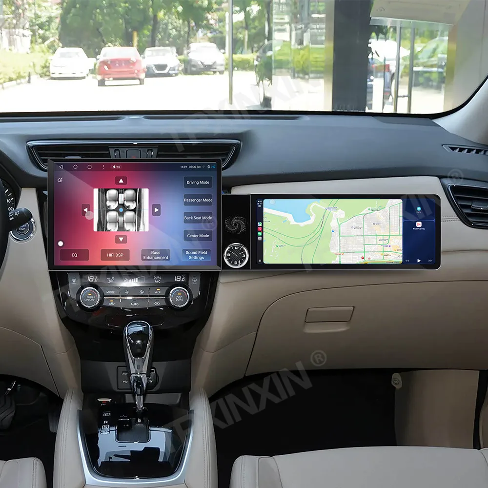 Different Type Dual Screen Car Radio For Nissan X-TRAIL 2014-2026 Car Multimedia Video Player GPS Navigation Carplay Head Unit