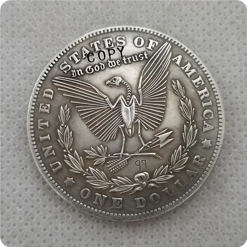 Type #22_Hobo Nickel Coin 1921-P Morgan Dollar COPY COINS-replica commemorative coins Challenge Pocket Coins Christmas Gifts