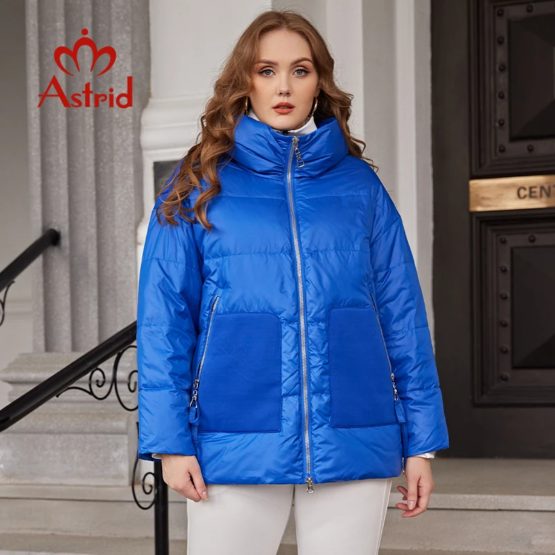 Astrid 2022 Xuống Áo Khoác Nữ Mùa Đông Ấm Parkas Form Rộng Có Mũ Trùm Đầu Áo Khoác Ngoài Chất Lượng Miếng Dán Cường Lực Vải Nữ Áo Khoác Nữ Quần Áo