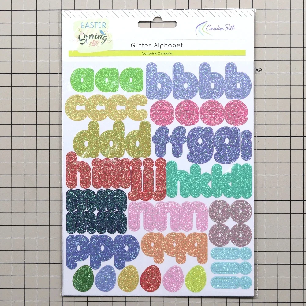 Creative Path Alphabet-Aufkleber mit englischen Buchstaben, selbstklebende goldene Scrapbooking-Deko-Aufkleber für die Kartenherstellung, Planer, Journaling – Detail 6