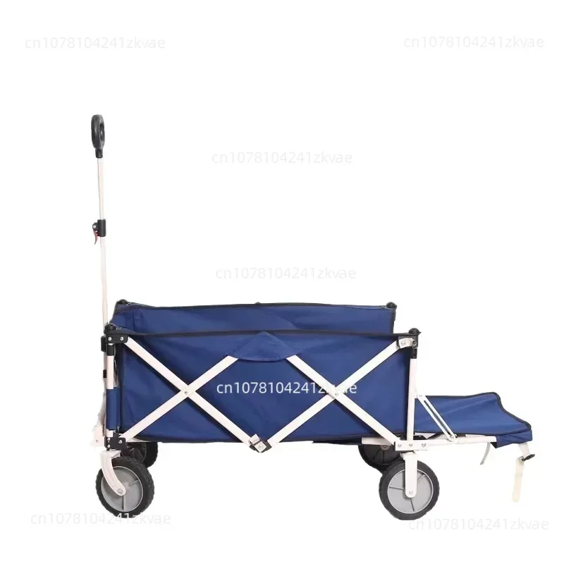 Outdoor Garden Beach Wheelbarrow Hand Trolley Hot Sale Trucks Camping Collapsible Folding Wagon