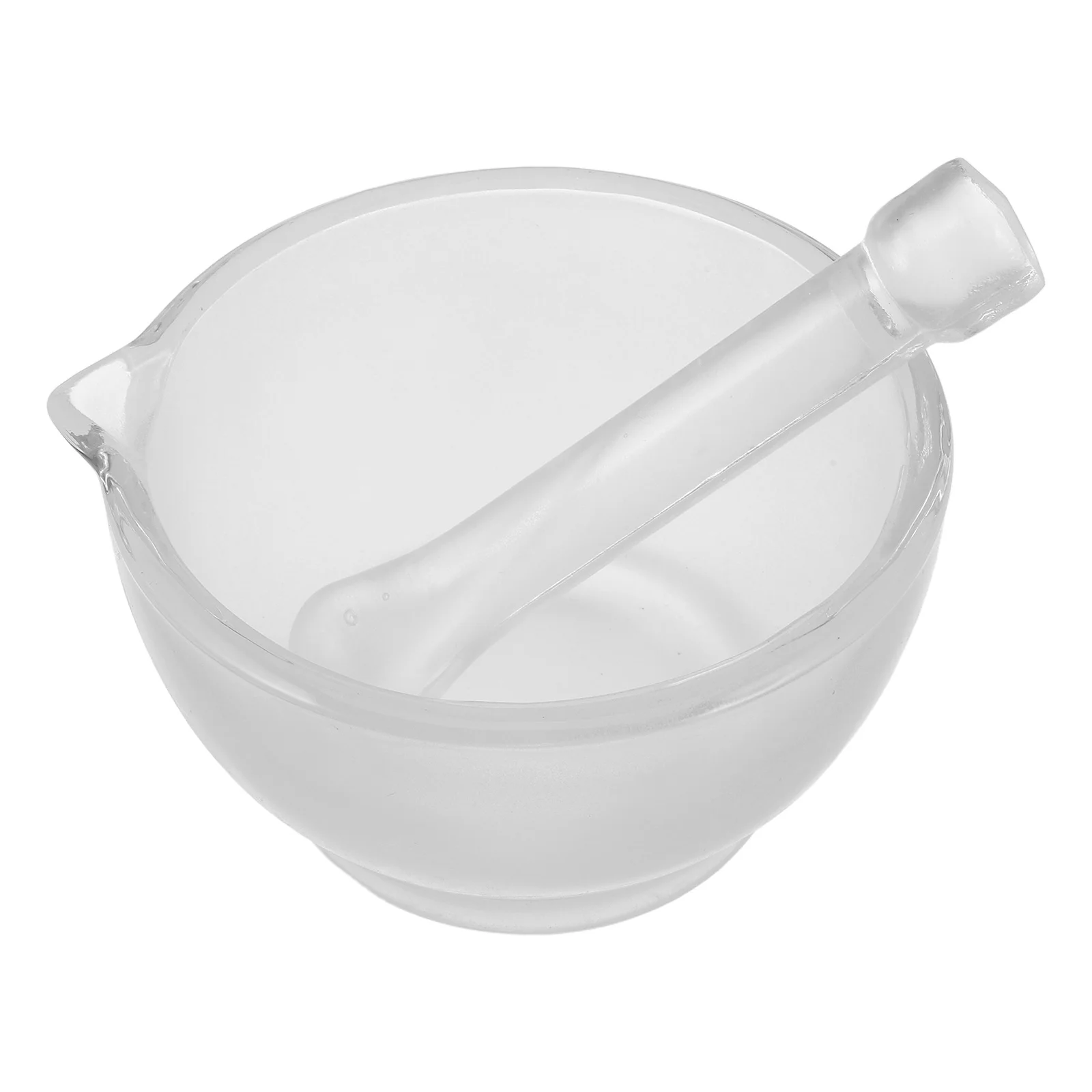 

1Set Glass Mortars and Pestle Polished Laboratory Set for Precise Grinding Mixing Chemical Sample Preparation Lab Tools