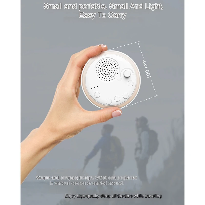 Intelligent White Noise Breathing White Noise Machine High Quality Light Sleep Device Baby Soothing Device Sleep Music