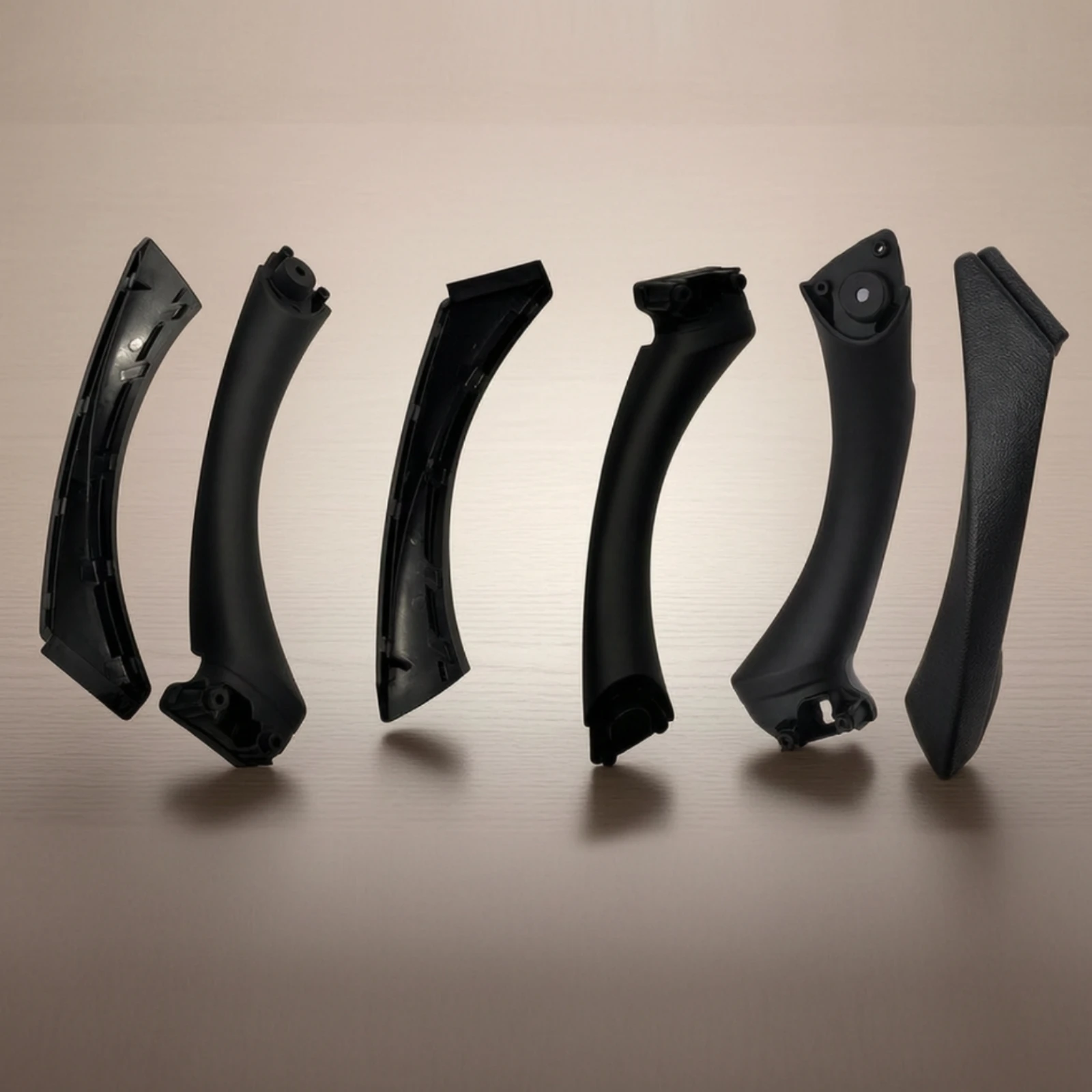 6 Pieces German Automaker E90 Interior Trim Parts with Mounting Points OEM-Style ABS+PC Armrest Replacement Parts view 5