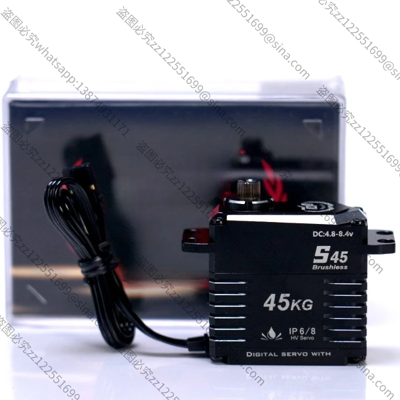 Suitable for S Series Brushless High Voltage, Titanium Teeth, Standard Steering Gear IP68 Waterproof S35 45 55