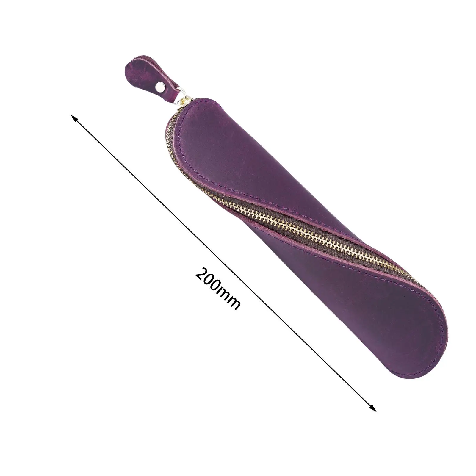 حقيبة تخزين قلم رصاص من البولي يوريثان، حقيبة مستحضرات تجميل مع سحاب للمكتب المنزلي #6