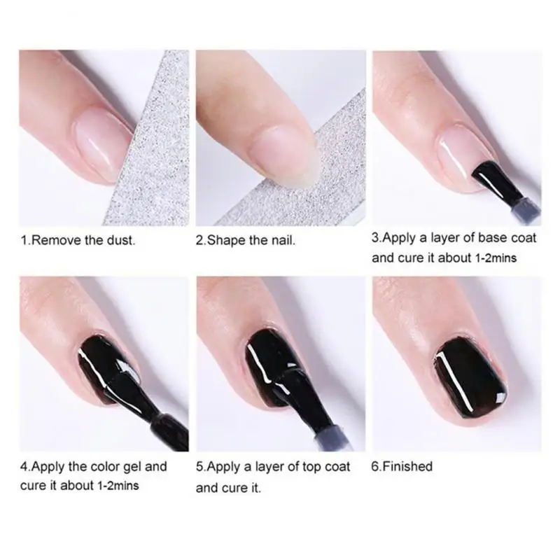 Sigillatura brillante finitura professionale glamour facile applicazione non c' è bisogno di pulire Top Coat in Gel a lunga durata con lucentezza a lunga durata