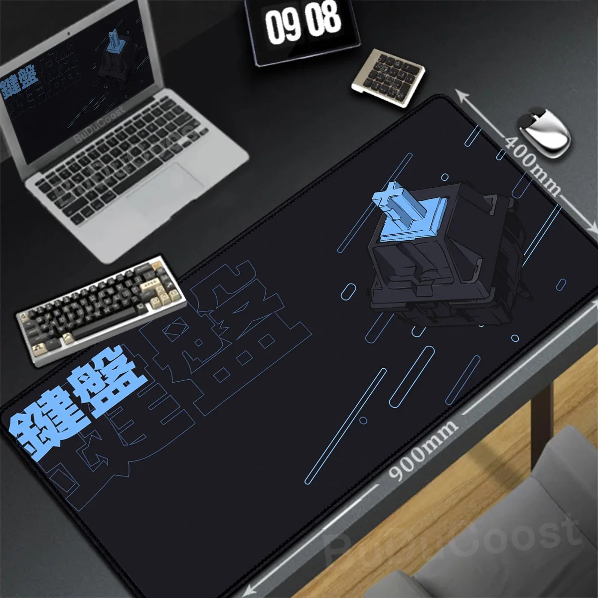 90x40cm Computer Natural Rubber Mouse Pad Switch Japan Deskmats Kawaii Sushi Gamer Keyboard Mousepad Office Non-slip Accessories