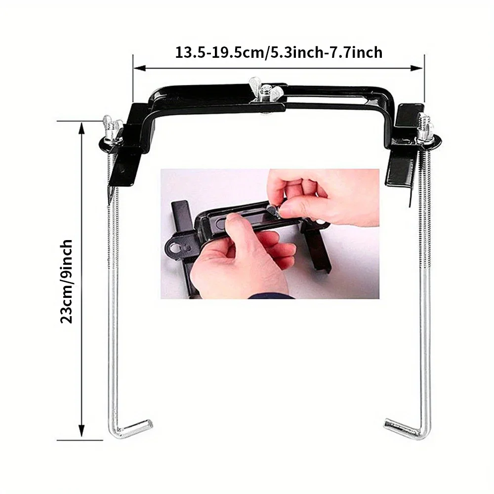 Batteria regolabile Hold Down, Crossbar regolabile con batteria universale con supporto di fissaggio della batteria a bullone a L per suv di auto