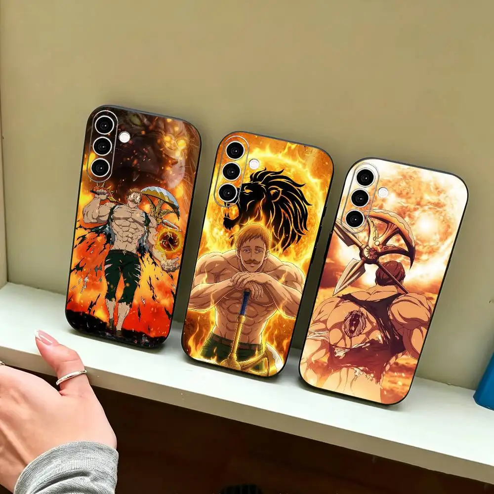 The Seven Deadly Sins Escanor  Phone Case For Samsung Galaxy A73,A72,A71,A70,A53,A52,A51,Soft Silicone Black Cover