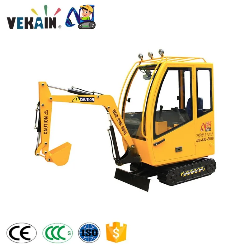 2024 New Mini Electric Riding Machines Amusement Park Kids Mini Excavator