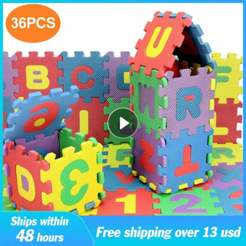 Educational Toy Non-toxic Durable Colorful Educational Fun Numbers And Colors Learning Mat Thick Foam Puzzle Mat Puzzle Mat Soft