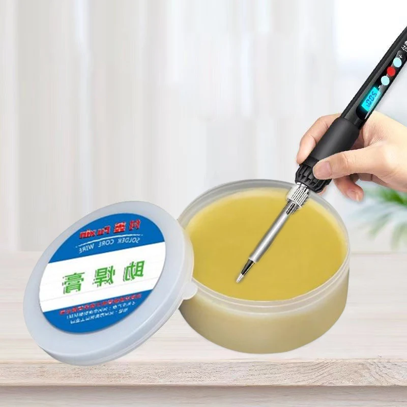 

Solder Paste Flux Low Temperature Rosin Welding No-clean Lead-free High Purity Electric Soldering Iron Maintenance Soldering Oil