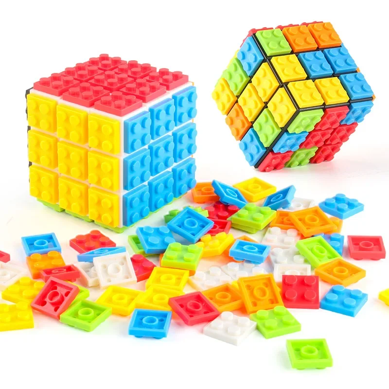 取り外し可能なビルディングブロックキューブ、プロのパズル、教育玩具、DIYギフト、3x3x3