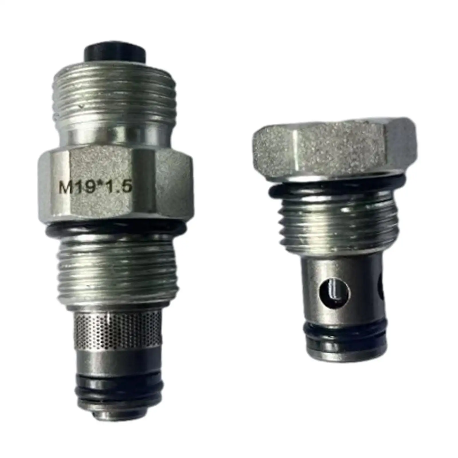 Válvula de alívio de rebaixamento da bomba de óleo do gato hidráulico da reparação do carro elétrico válvula de retenção de aço resistente para elevador portátil do carro