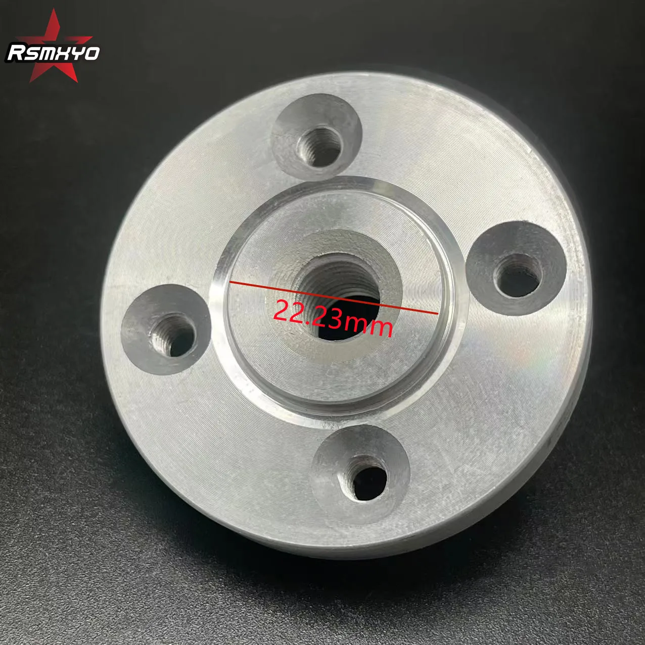 RSMXYO 1 Piece Angle Grinder Flange 5/8-11 Thread 22.23mm Saw Blade Holder Mounting Aluminum Replacement Power Tool Accessories