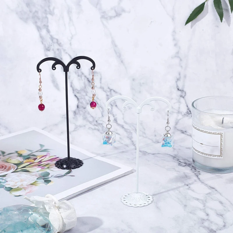 6Pcs Earring Display Stand Jewlery Showcase Organizer Display Rack For Photography Jewelry Props