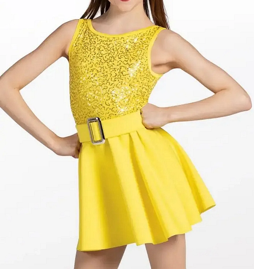 Customize professional jazz Latin dance costumes in any color performance skirt sequined feather style