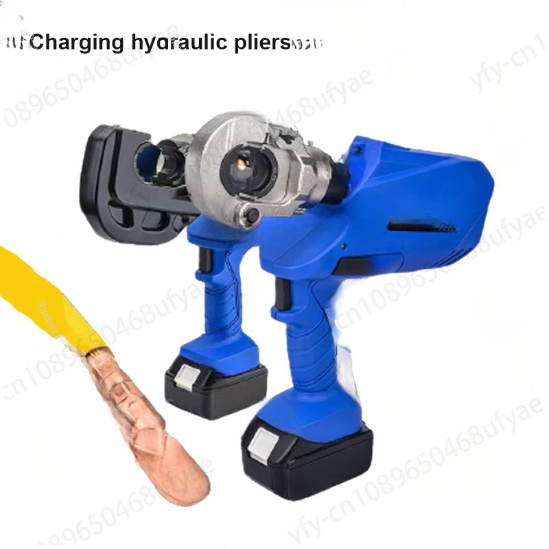 Electric Hydraulic Pliers Cable Copper And Aluminum Terminal Crimping Pliers Rechargeable 18V Lithium Battery Digital Display