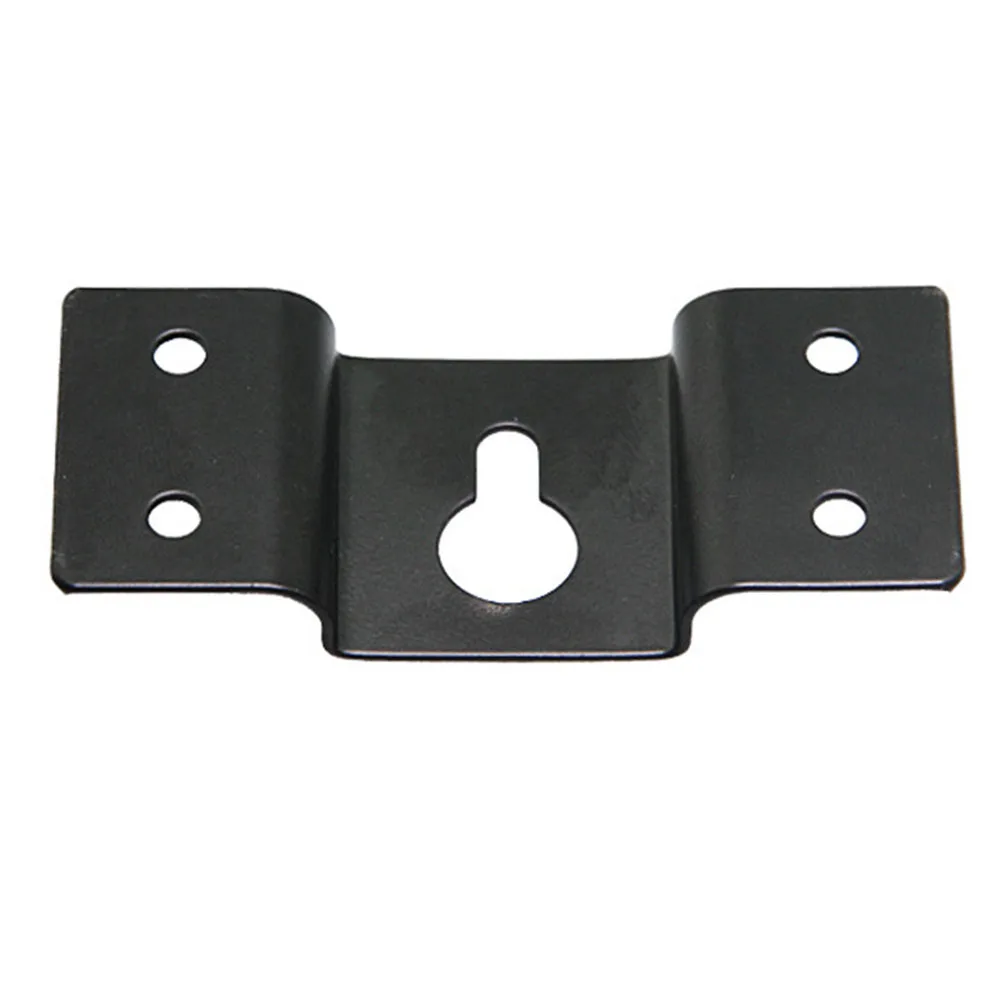 Bracket Mount Hook Hanger Wall Mount Bracket 71x30mm Black Excellent Stability 1.2MM Thick Iron Plate Brand New