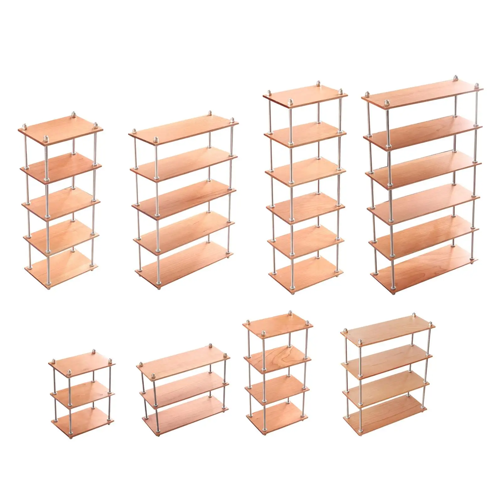 Stylish Miniature Storage Shelf for Dollhouse Crafting - Compact and Functional Organizer Stand