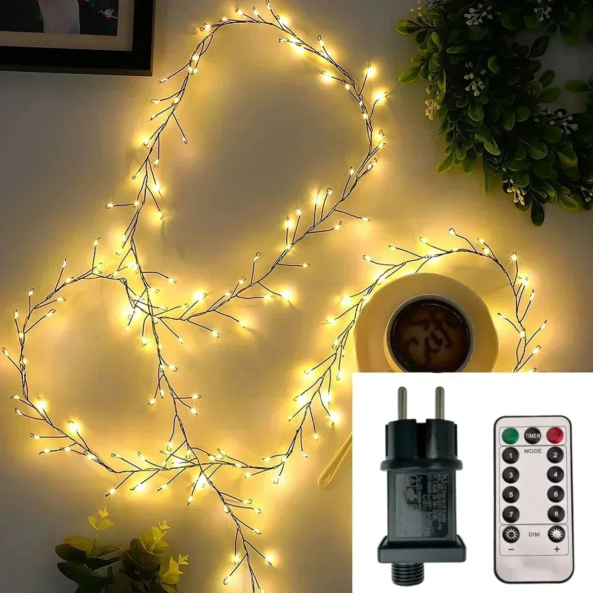 

LED String Fairy Lights Firecracker Lights Outdoor Cluster Christmas Light Garland New Year Street Family Party Wedding Decor