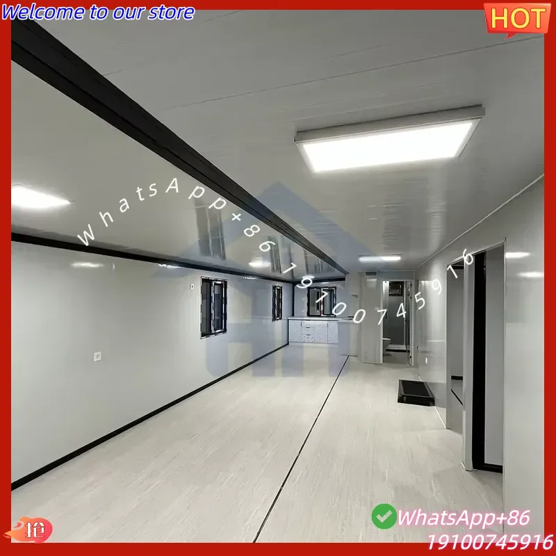2026Hot Windproof 20/40 Ft Fully Furnished Tiny House Expandable Prefabricated Container House 2-5 Bedroom Modern Modular