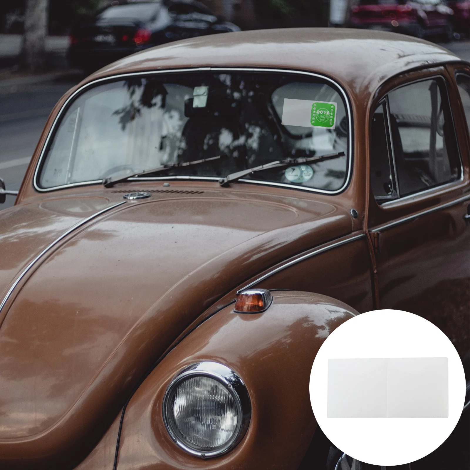 

10Pcs Clear Electrostatic Parking Permit Holder for Car Windscreen Universal Pass Pouch Ticket Note Holder No Sticky Mess Rust