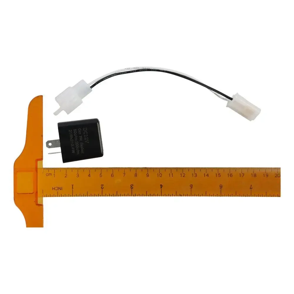 Electronic LED Flasher Relay with Wires, 12V Plug and Play Turn Signal Blinkers Relay Flasher Relay Wiring Connectors - Detail 1