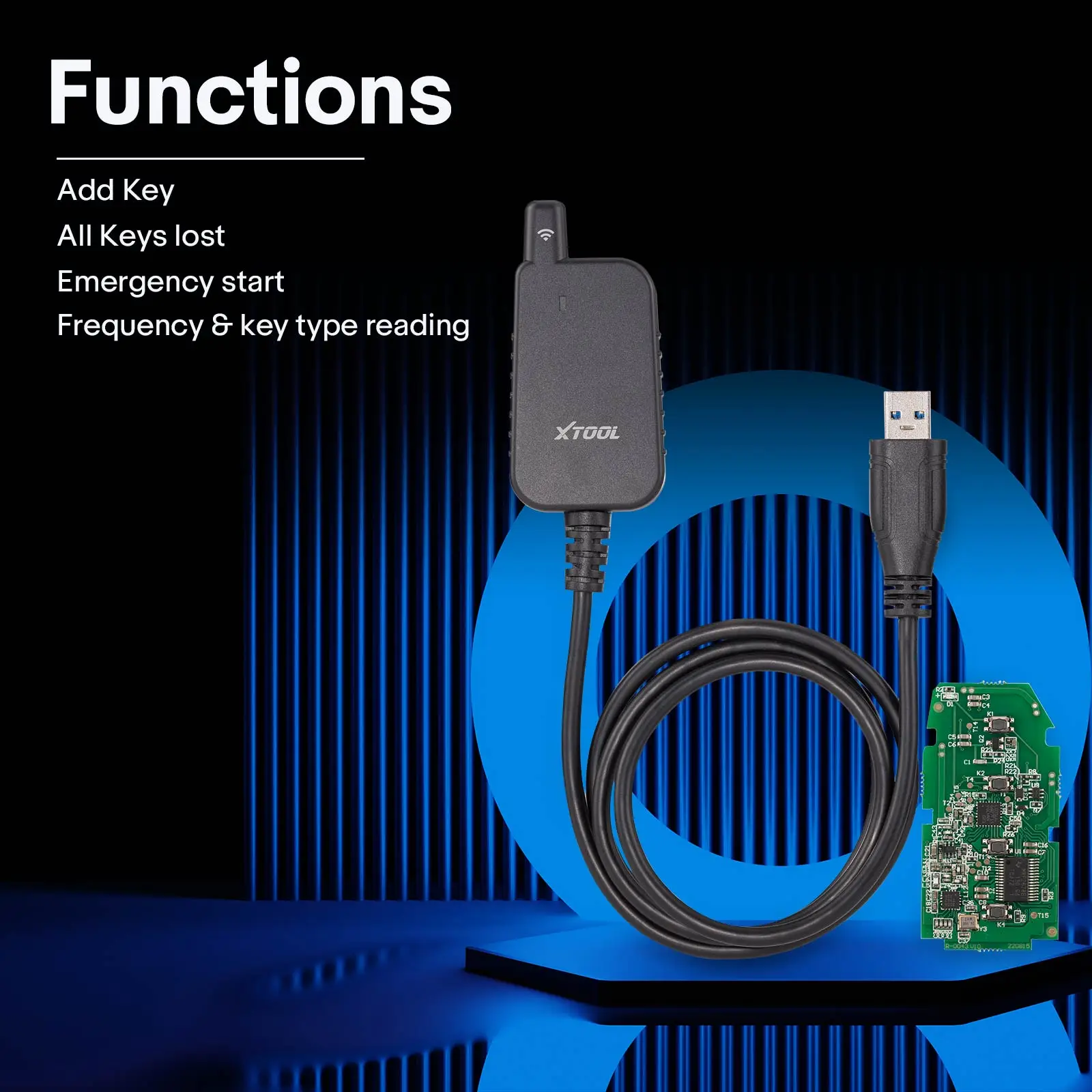 XTOOL AnyToyo SK1P For Toyota/Lexus/Scion AKL Via OBD Generate Simulator Key For Toyota 4D 8A 4A Smart Key Program Update of SK1
