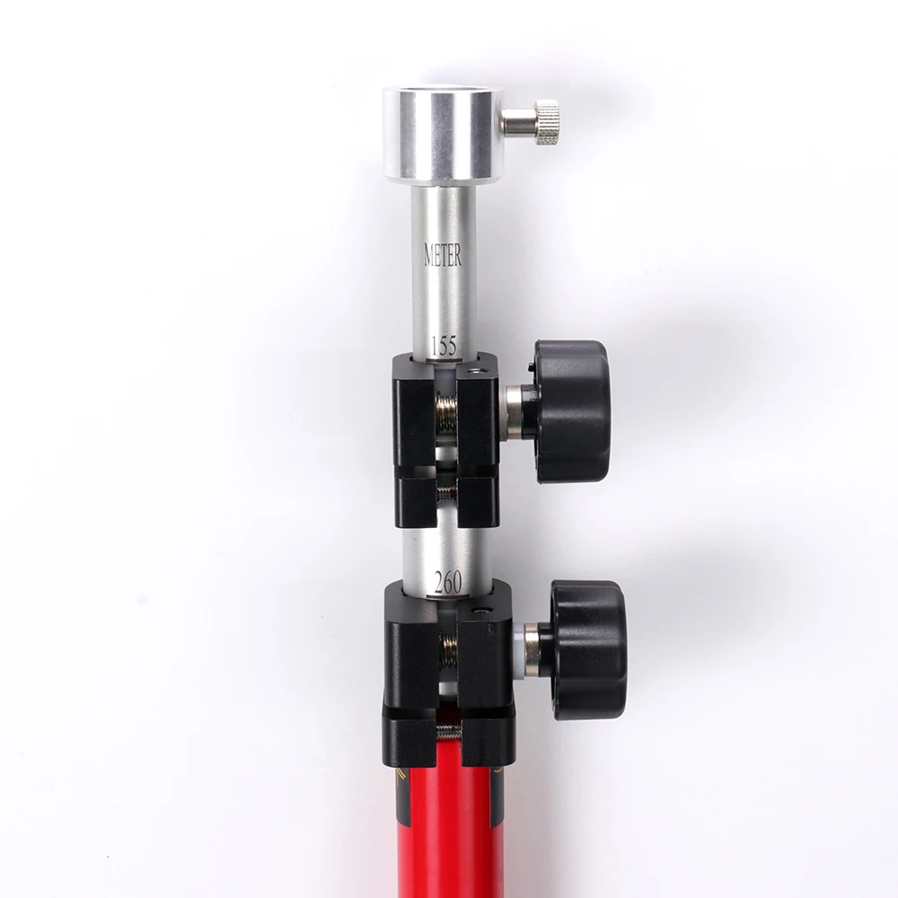Total station/theodolite/prism/RTK/GNSS Durable measuring rod 2.6 m， 3.6 m， 4.6 m， 5.2 m，Telescopic prism rod