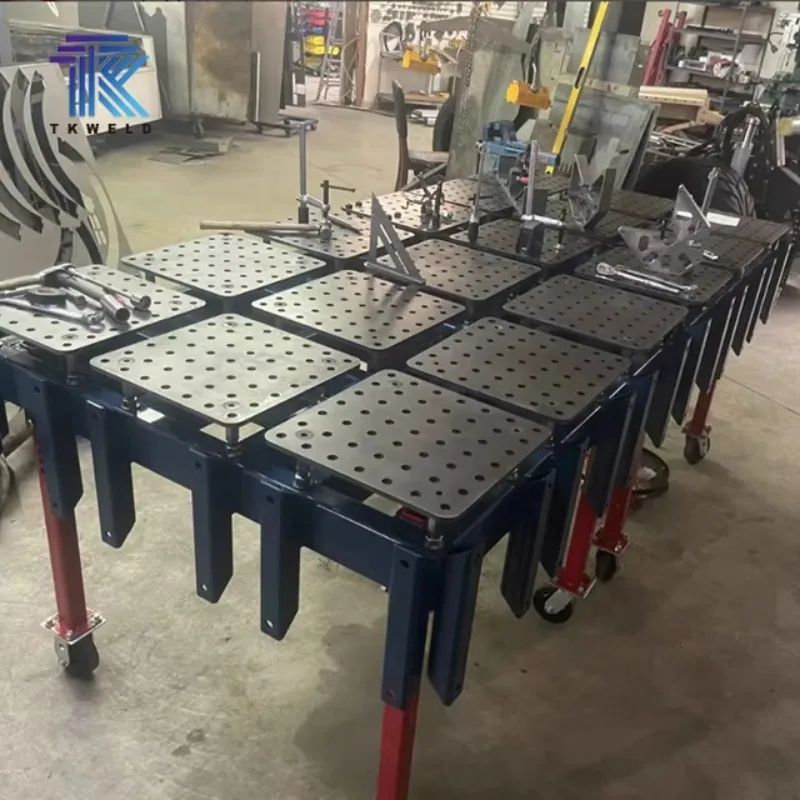 Factory CE Certified D16 D28 2D 3D 3000*1500*200mm Flexible Robot Steel Welding Table Tools For Construction & Farming