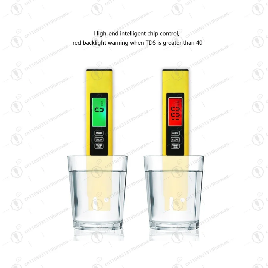 3 قلم اختبار درجة الحرارة الاصطناعي 1 مقاوم للماء EC/TDS/مع إضاءة خلفية لاختبار أداة قياس موصلية المياه #2