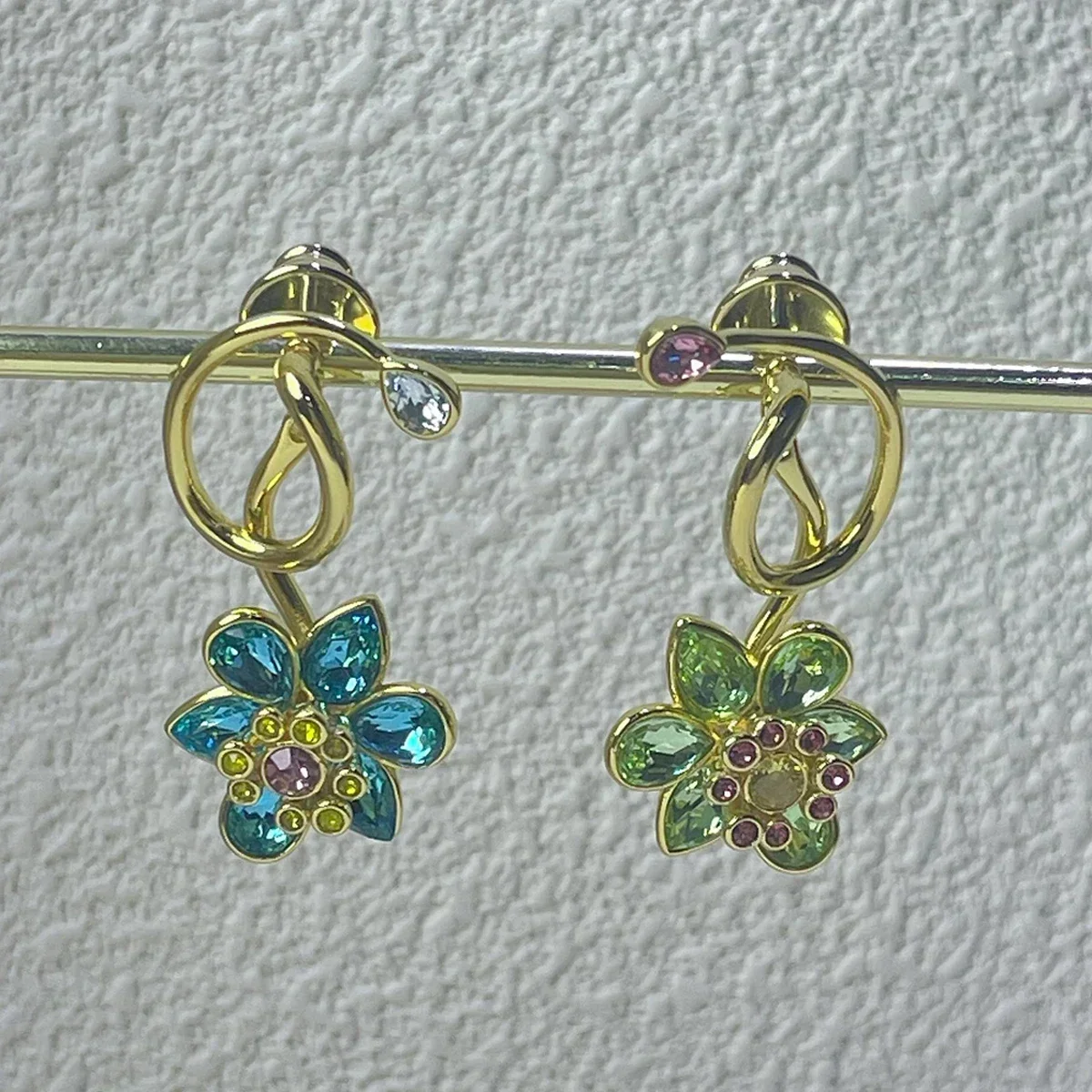 NONE Jewelry Set Blue Flower Crystal 6
