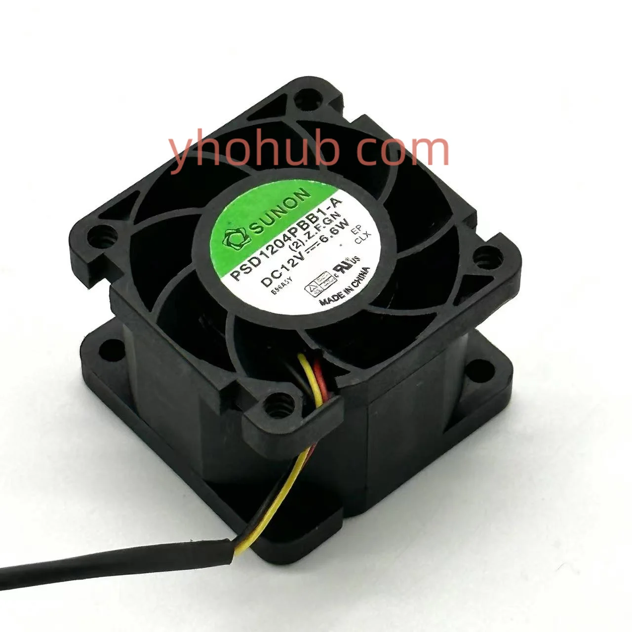 

SUNON PSD1204PBB1-A (2).Z.F.GN DC 12V 6.6W 40x40x25mm 3-Wire Server Cooling Fan