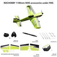Fms'S 1100mm Mxs 3d Stunt Aircraft Rochobby Model Aircraft  Accessories High-Quality Remote-Controlled Toy Aircraft  Accessory