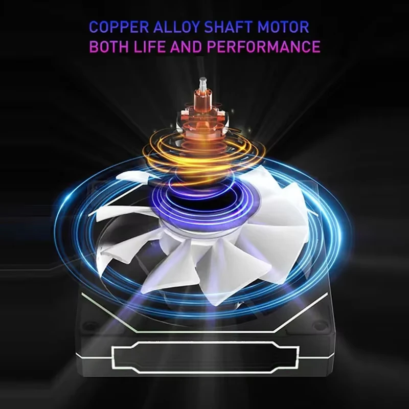 PRISM 4 PRO 120mm PWM ARGB Case Fan 4Pin PC Cooling Fan 45CFM 800-1500RPM Daisy-Chain Quiet Gaming Computer Chassis Fan for PC view 2