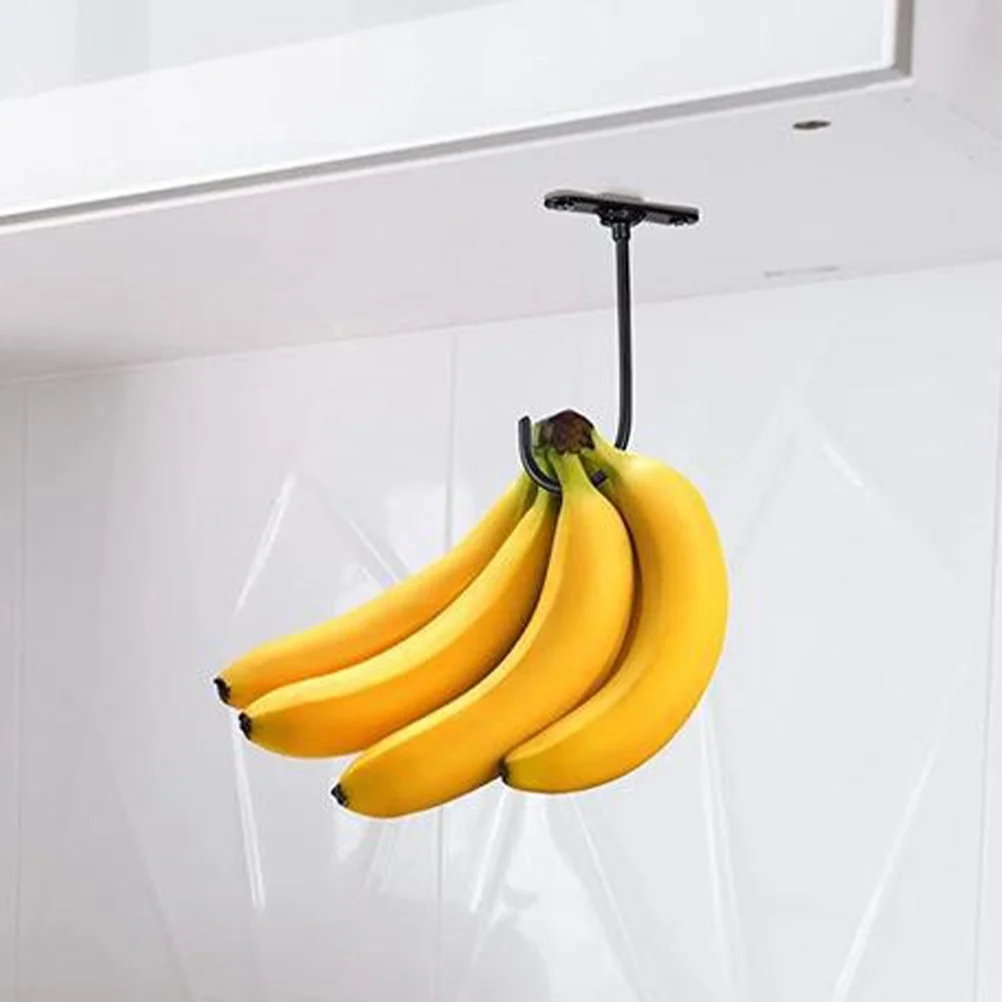 

Banana Hook Storage Shelf Holder Stand Metal Hanger for Kitchen under Cabinet Hangers