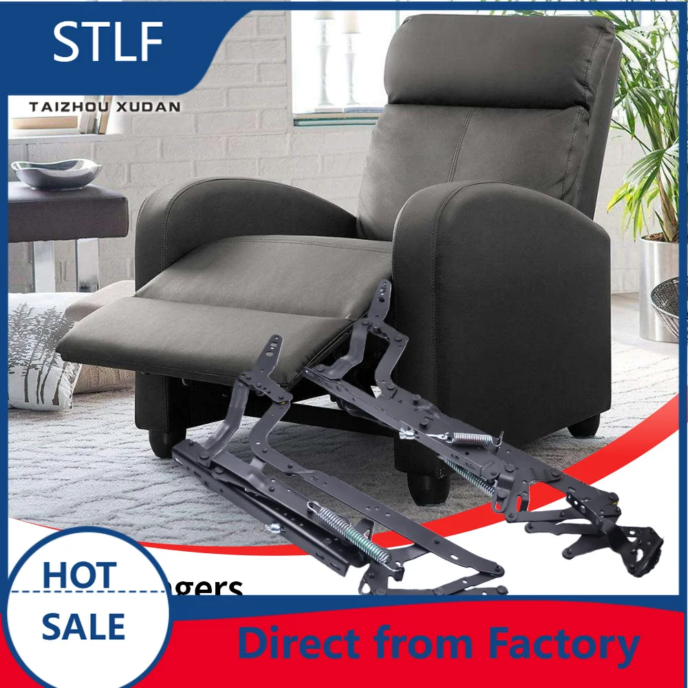 stlf  Herraje Impulso Iron Chair Mechanism Modern Manual Recliner with Push Back on Arm for Living Room & Home Office Use