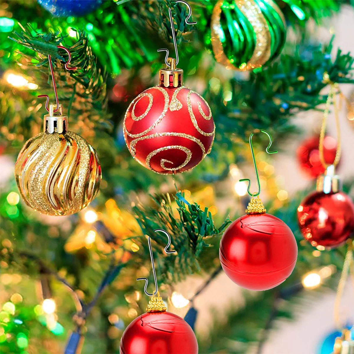 Christmas Hook Navidad Natal Noel Christmas Ball Pendant Accessories Merry Christmas Decorations For Home 2024 New Year 2025