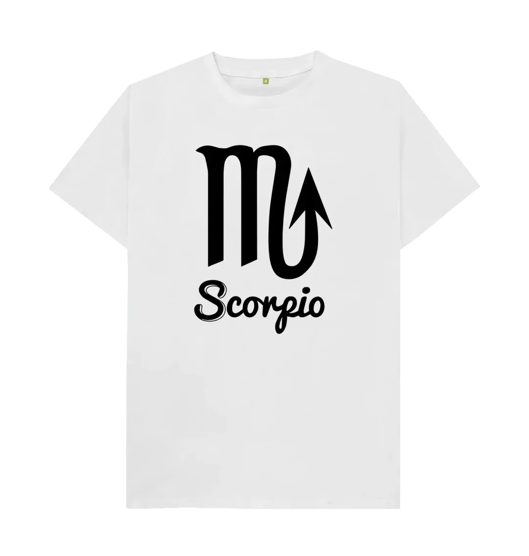 HOROSCOPE T SHIRT SCORPIO ZODIAC STAR SIGN BIRTHDAY Interesting zodiac t-shirt  A T-shirt that makes you fashionable and unique