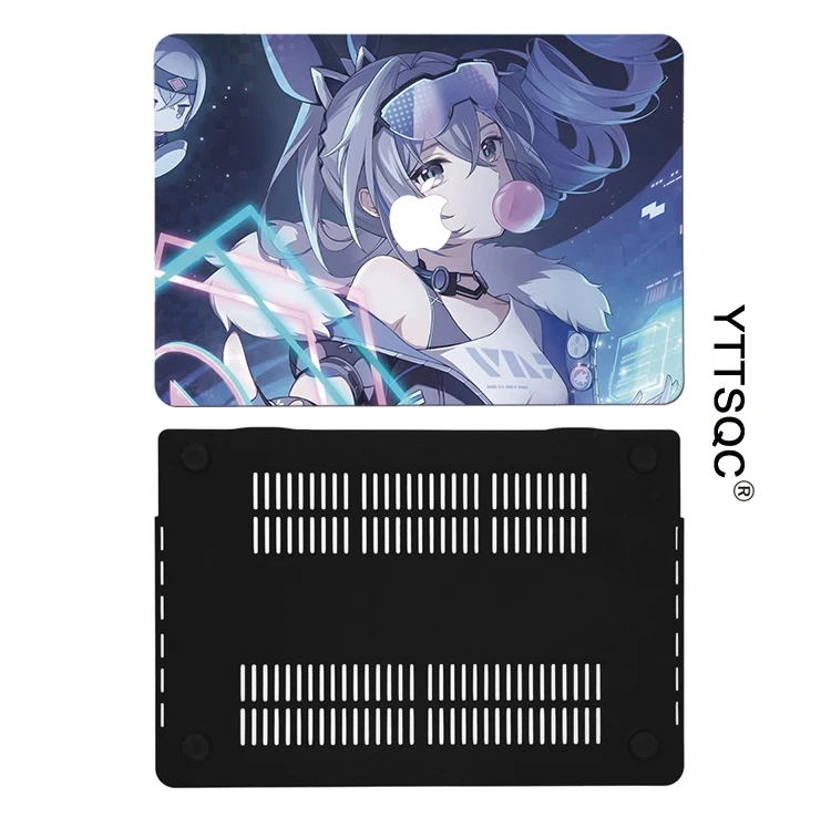 Imagem -06 - Shell Duro do Anime do Lobo de Prata para o Portátil Trilho da Estrela de Honkai Apple Macbook Air 13 15 m2 m1 Pro 13 14 16 Mac Retina A2681 A2337 A2338