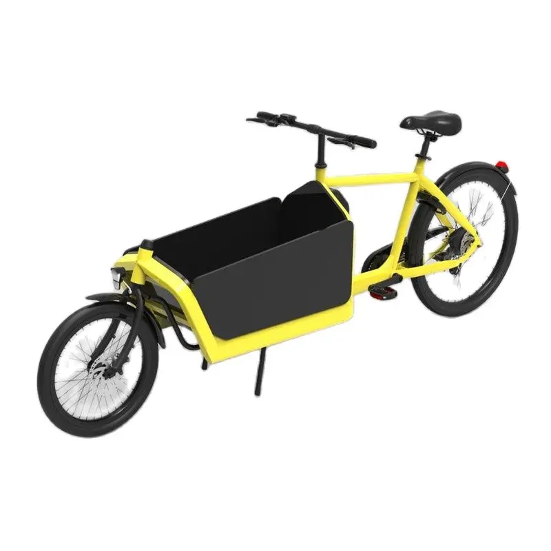 2 Wheel Electric Or Pedal Cargo Bicycle Frame Bakfiets Cargo Bike For Child