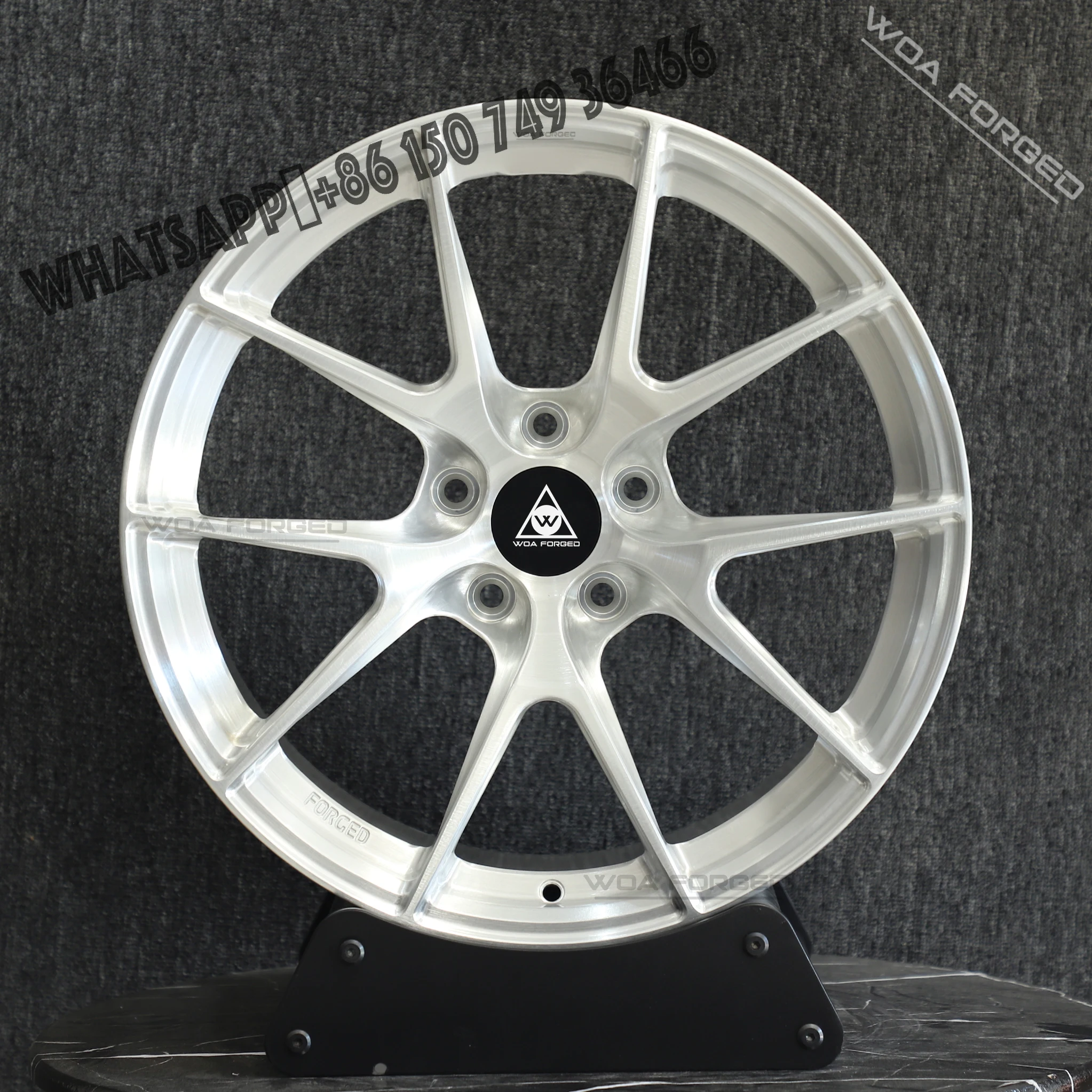 

New VS-5RS Stylish Smoky Grey Aluminum Forged Deep Dish Wheels 5X108 5x112 5x120 5x114.3 Polished Gold Finish MOQ 4 Pieces
