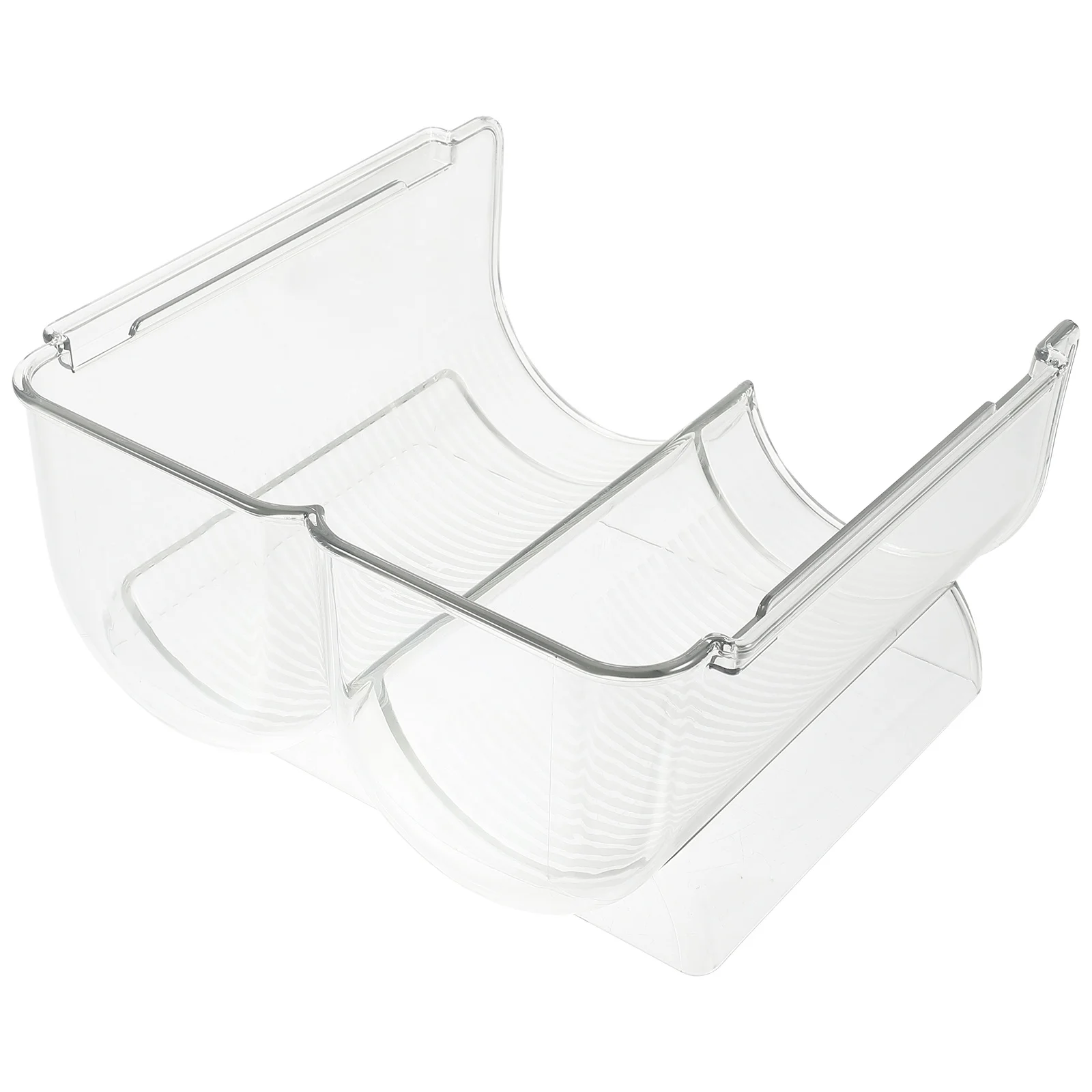 

2 Pcs Beverages Water Bottle Storage Rack Stand Holder Holders Desktop Transparent